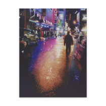 "Stardust" New York Scene Watercolor Painting postcards by PaulJacksonart "Stardust" New York Scene Watercolor Painting postcards