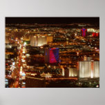 Stardust &amp; West Las Vegas Strip Poster Print