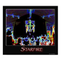 Starfire on Fire Poster posters