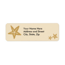 Starfish and babies custom return address label