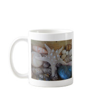 Starfish and shells photo coffee mugs