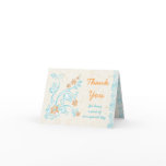 Starfish and Water Wedding Thank You Card