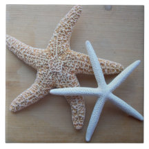 Starfish Beach Home Decorative Square Tile