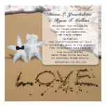 Starfish Beach Love Invitation