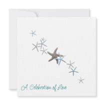 Starfish Beach Wedding Invitations invitation