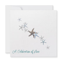 Starfish Beach Wedding Invitations