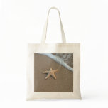 Starfish by the beach bag
