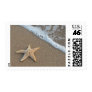 Starfish by the beach postage stamp Starfish by the beach postage stamp