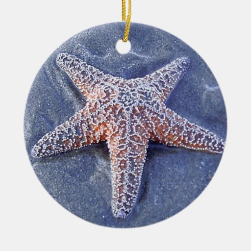 starfish christmas oranament double sided ceramic round starfish christmas oranament double sided ceramic round