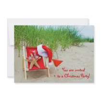 Starfish Christmas Party Invite
