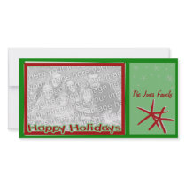 Starfish Christmas Photo Card