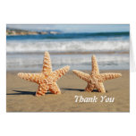 Starfish Couple on the Beach Thank You Cards