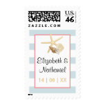 Starfish Destination Save the Date Postage
