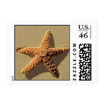 Starfish Event Theme Wedding Stamps