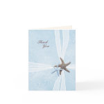 Starfish Gift Box Wedding Thank You Cards