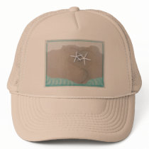 Starfish in Heart Cap Mesh Hat