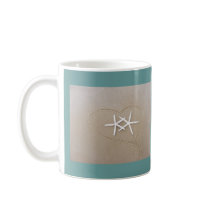 Starfish in Heart Coffee Mug