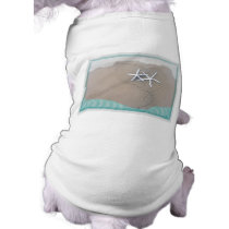 Starfish in Heart Dog T-shirt pet clothing