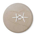 Starfish in Heart Magnet