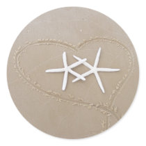 Starfish in Heart Sticker by RedRider08 Starfish in Heart Sticker