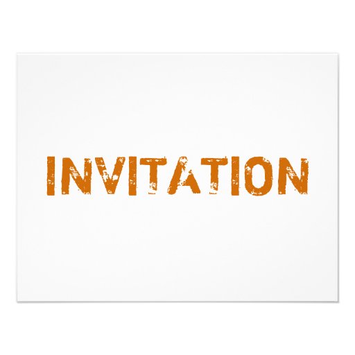 Starfish Invitations