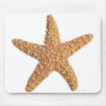 Starfish isolated on white mouse pad