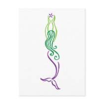 Starfish Mermaid Post Cards