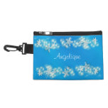 Starfish name blue white bubble accessory bag
