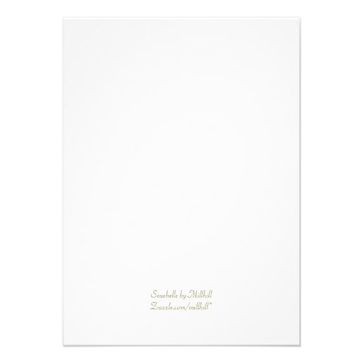 Starfish on Light Blue, Lined Blank Note Cards Custom Invite