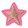 Starfish on pantone Honeysuckle 2011 Stickers