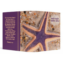 Starfish on the Beach 1.5" binders