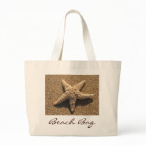 Starfish on the beach bags