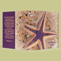 Starfish on the Beach binders