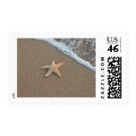 Starfish on the beach postage
