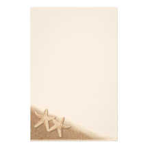 Starfish on the Beach stationery