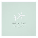 Starfish Passion Custom Beach Wedding Invitations