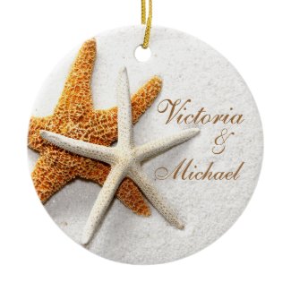 Starfish Personalized Ornament ornament