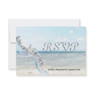 Starfish Response Card Custom Announcements