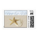 Starfish & Sand Dollar Save the Date stamp