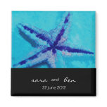 Starfish Save the Date Magnet