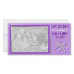 Starfish Save the Date Photo Card