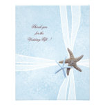Starfish Small Wedding Thank You Cards Personalized Invitation