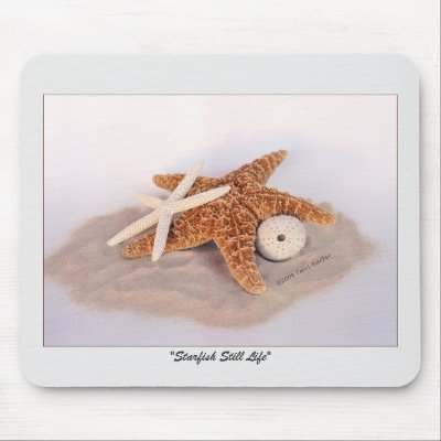 "Starfish Still Life" Mouse Mats by fotolady49