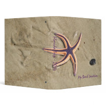 Starfish "Walking" 1" Beach Binder