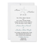 Starfish Wedding Invitation