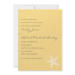 Starfish Wedding Invitation