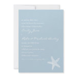 Starfish Wedding Invitation