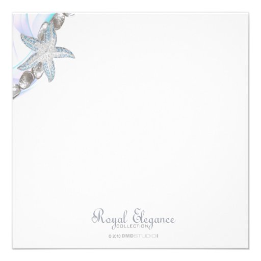 Starfish Wedding Invitation