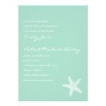 Starfish Wedding Invitation