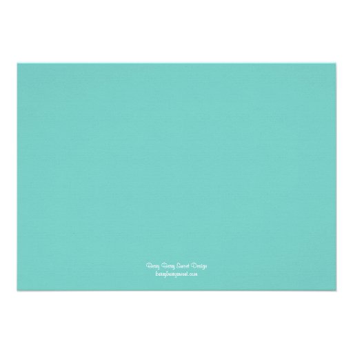 Starfish Wedding Invitation - Blue